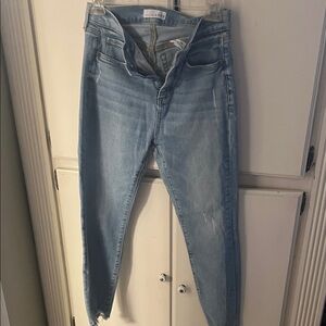 LOFT Light Blue Straight Leg Jeans